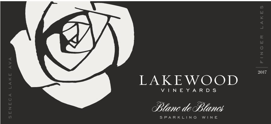 Lakewood Vineyards blanc de blancs label