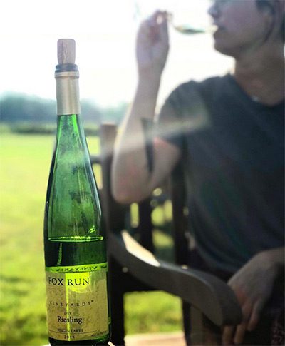 Fox Run Riesling bottle
