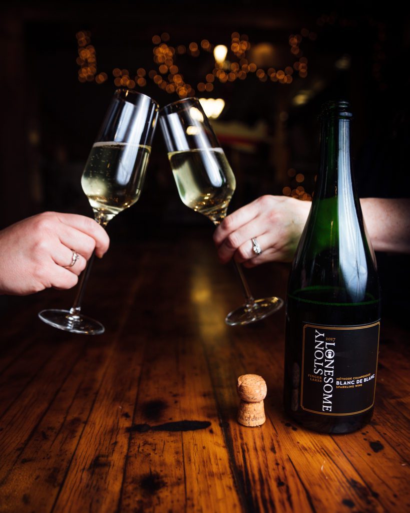 Three Brothers sparkling wine