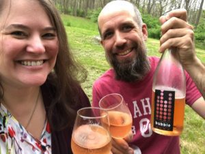 Atwater Estate Vineyards bubbly rose