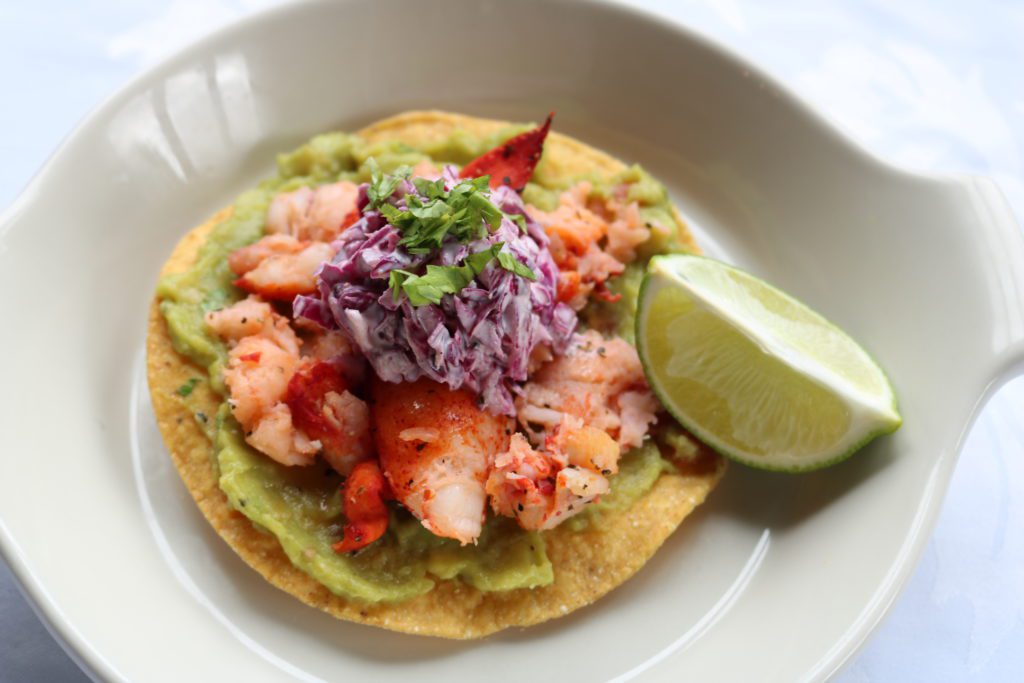 Image showing lobster tostada at Belhurst