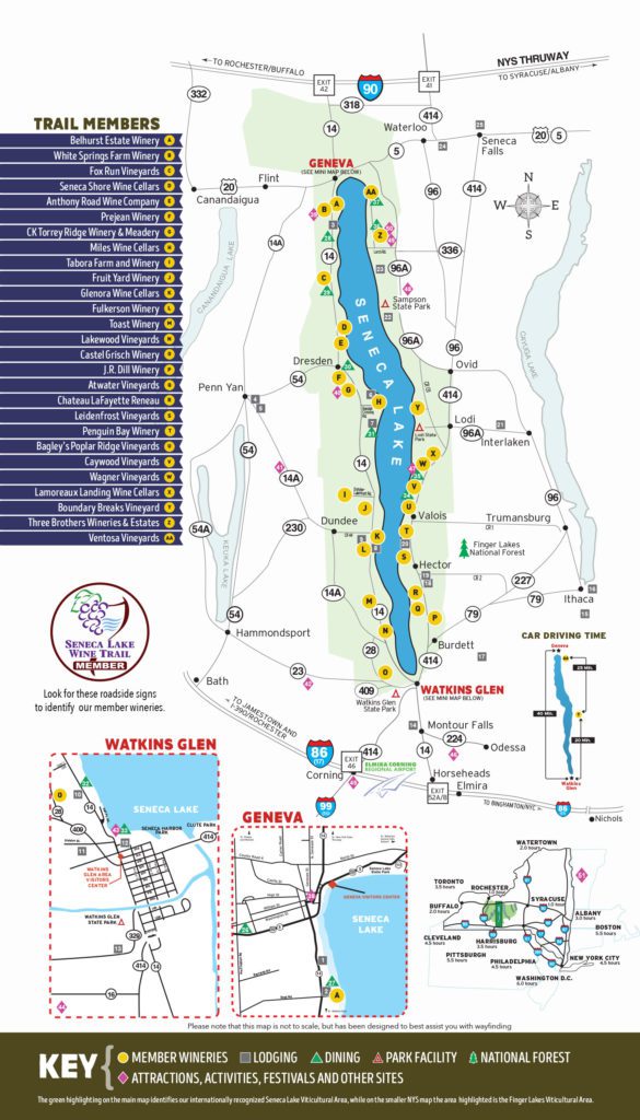 Seneca Lake Hiking Trails Seneca Lake Activities & Attractions - Seneca Lake Wine Trail