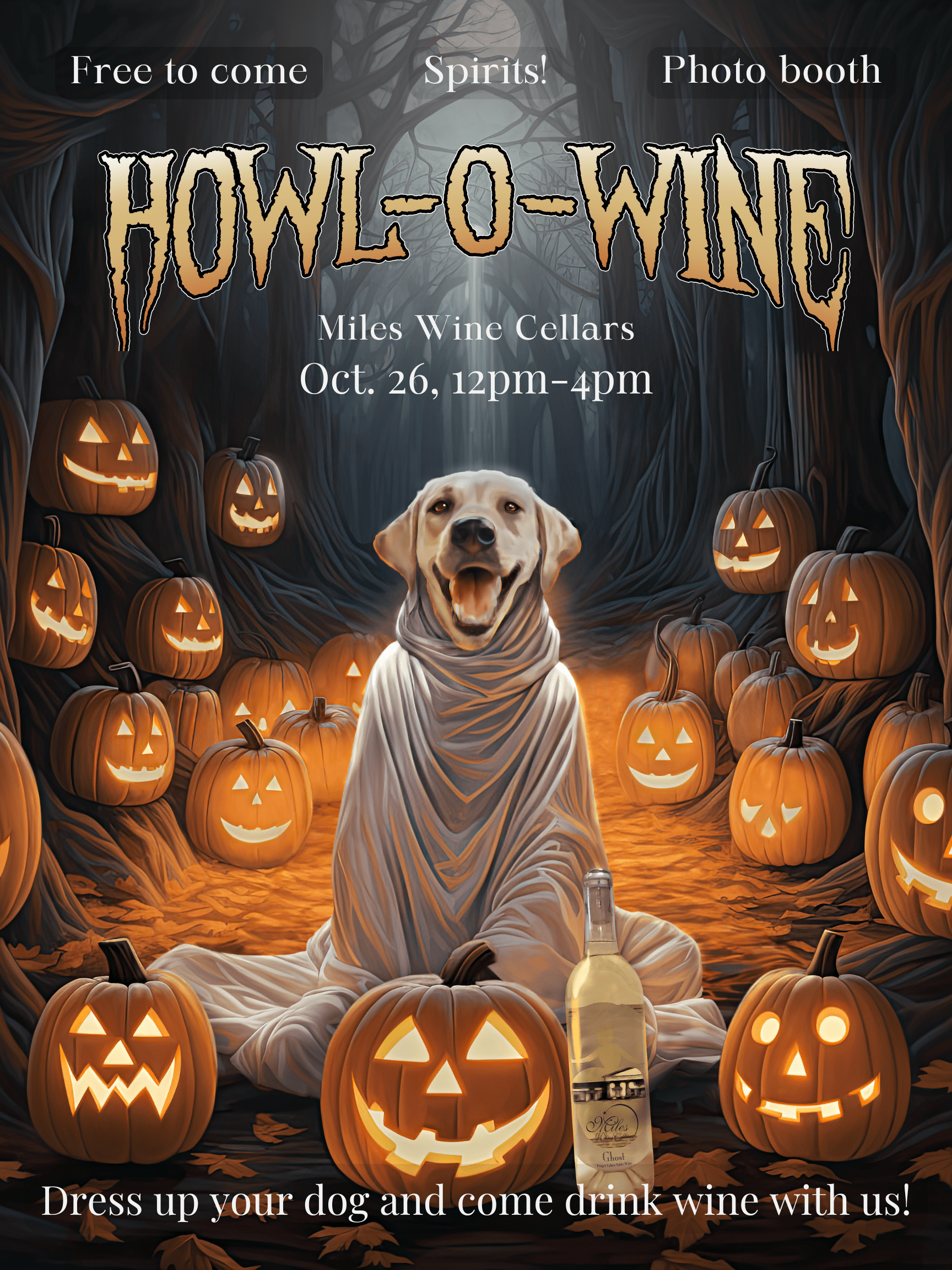 Howl-O-Wine at Miles Wine Cellars
