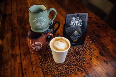 Iron Heart Coffee Company is a part of the Three Brothers Wineries campus and dedicated to handcrafted, small batch coffee