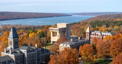 Johnson Museum of Art and surrounding area