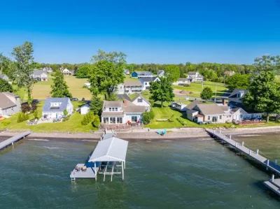 Seneca East looking at it