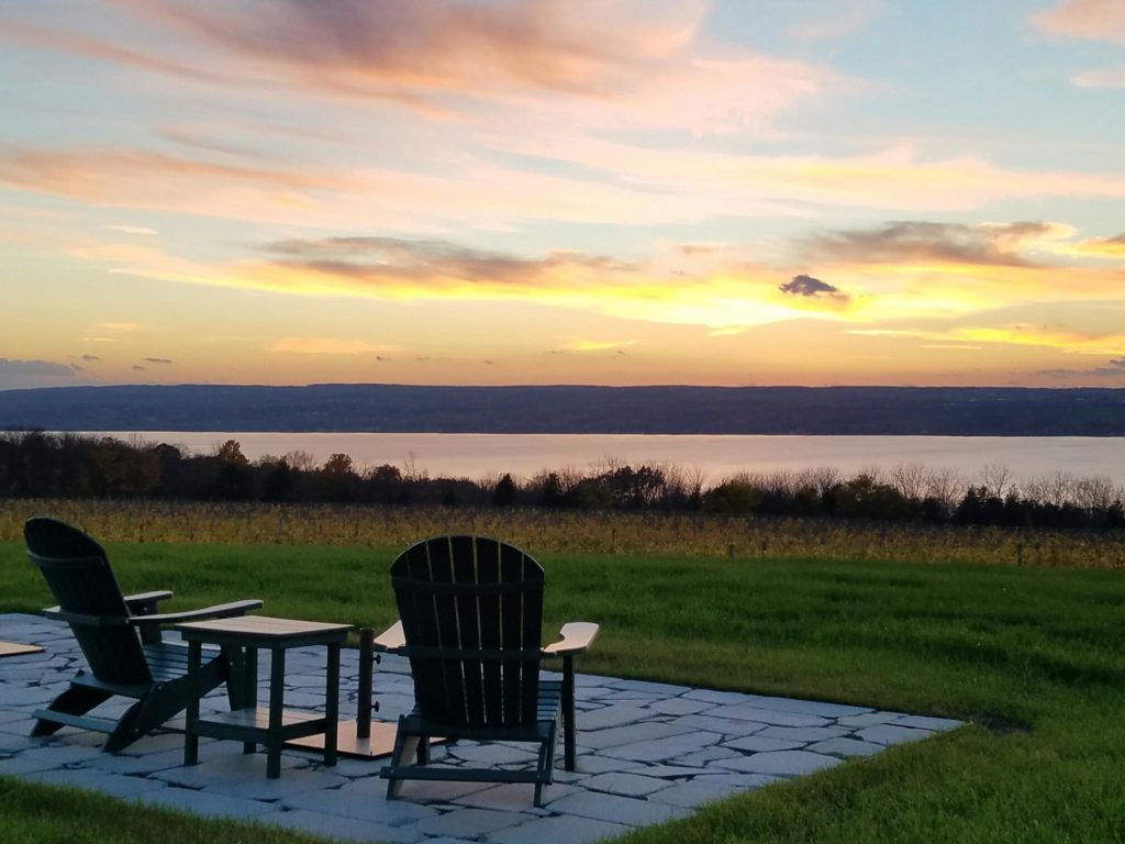 Enjoy an incredible sunset from our patio